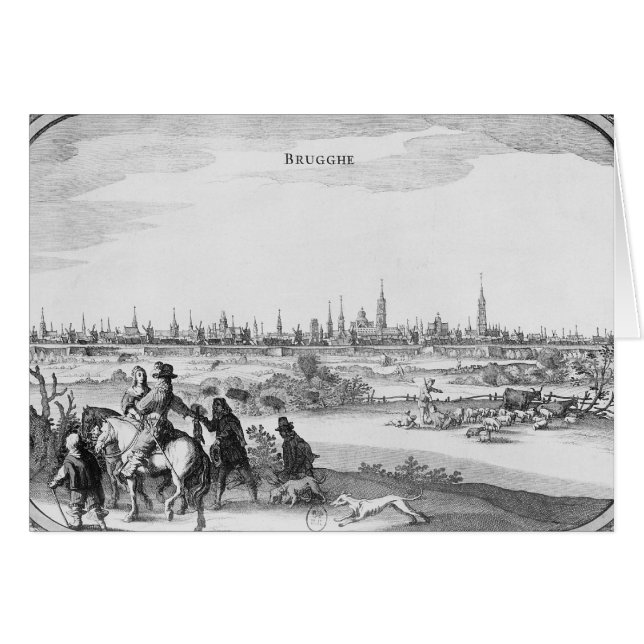 Visa Brygge Hälsningskort (Framsidan Horizontal)