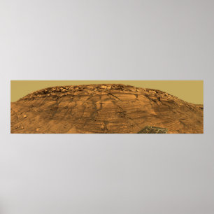 Visa Burns Cliff på Mars Poster