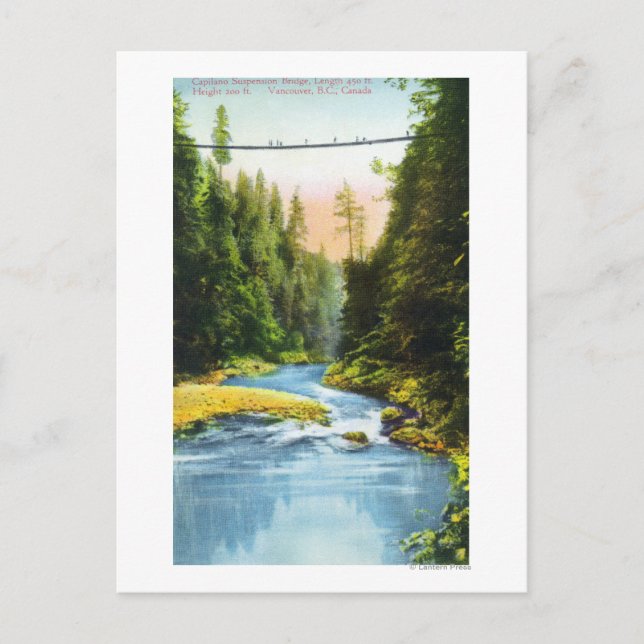 Visa Capilano Suspension Bridge nr 2 Vykort (Framsida)