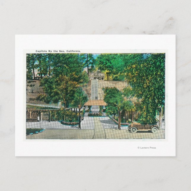 Visa Capitola StepsCapitola, CA Vykort (Framsida)