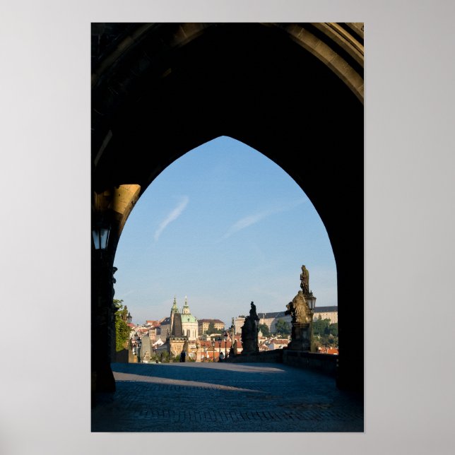 Visa Charles bro i Prag Poster (Framsidan)