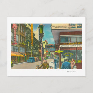 Visa Chinatown Business Section Vykort
