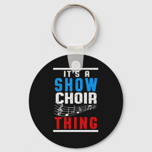 Visa Choir Chorus Choral Music Conductor Clef Gift Nyckelring