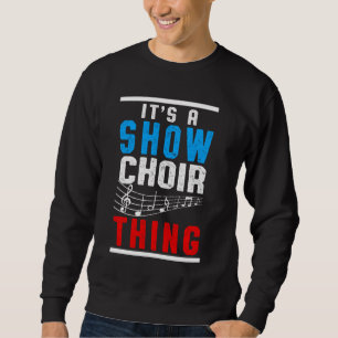 Visa Choir Sak Musik noter Singer Orchestra Co Lång Ärmad Tröja