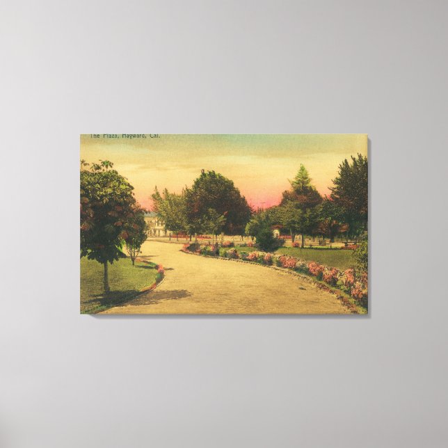 Visa City PlazaHayward, CA Canvastryck (Framsida)