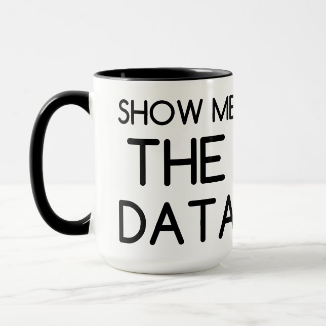 VISA DATA TILL MIG MUGG (Vänster)