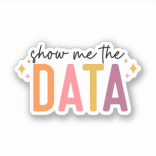 Visa datafältet, beteendeanalytikern ABA Klistermärken