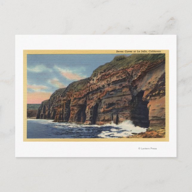 Visa de sju grottorna vykort (Framsida)