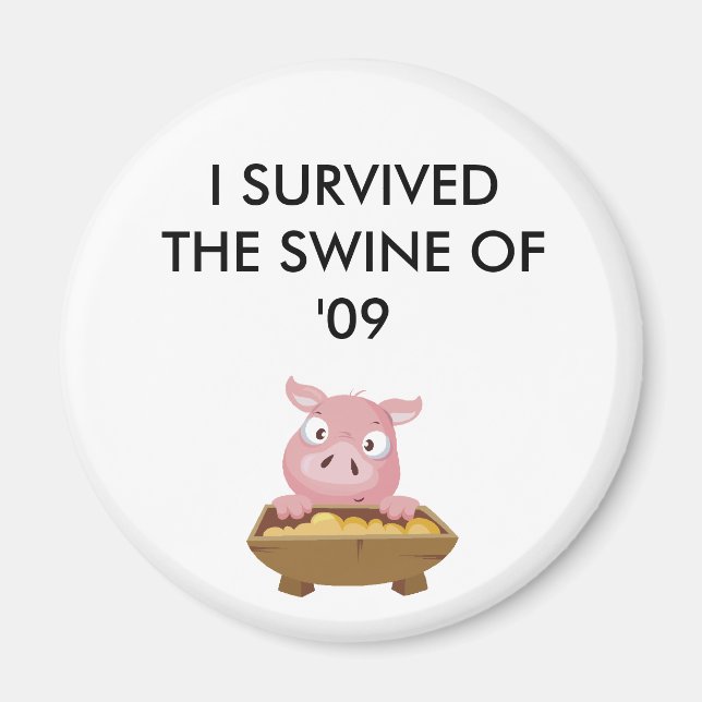 VISA DEM DU ÖVERLEVT! MAGNET (Framsidan)