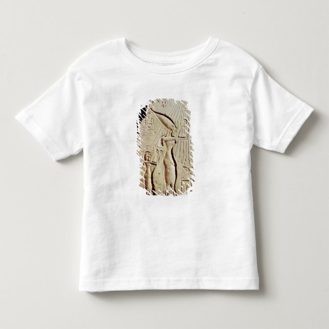 Visa den Amenophis droppen, Nefertiti och dottern Tee (Framsida)