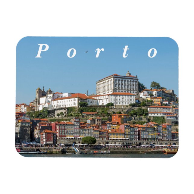 Visa den historiska delen av Porto. Magnet (Horisontell)