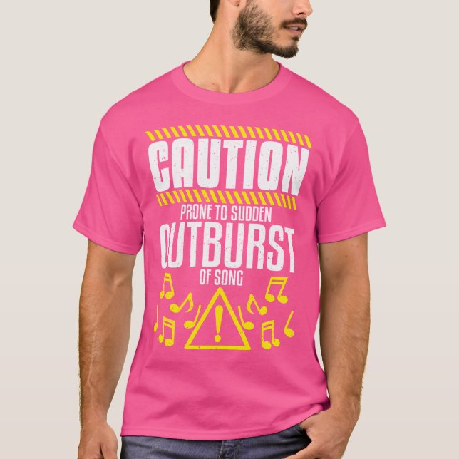 Visa design för opera Singer - Sudden Outbur T Shirt (Framsida)