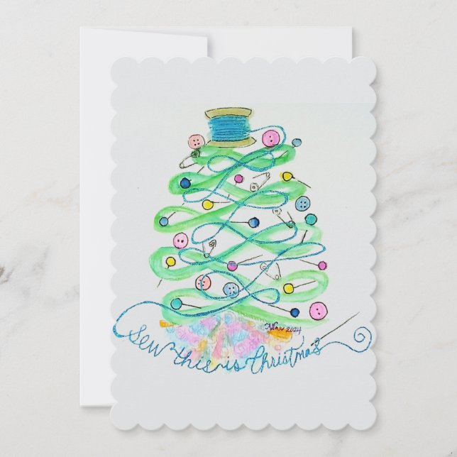 Visa det här är jul julkort (Framsida)