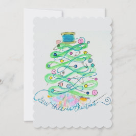 Visa det här är jul julkort