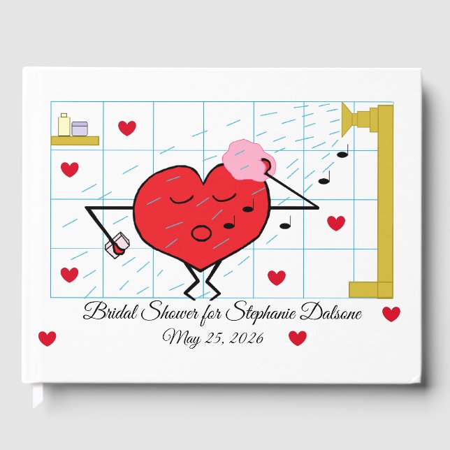 Visa dig med Kärlek Möhippa Gästböcker (Framsida)