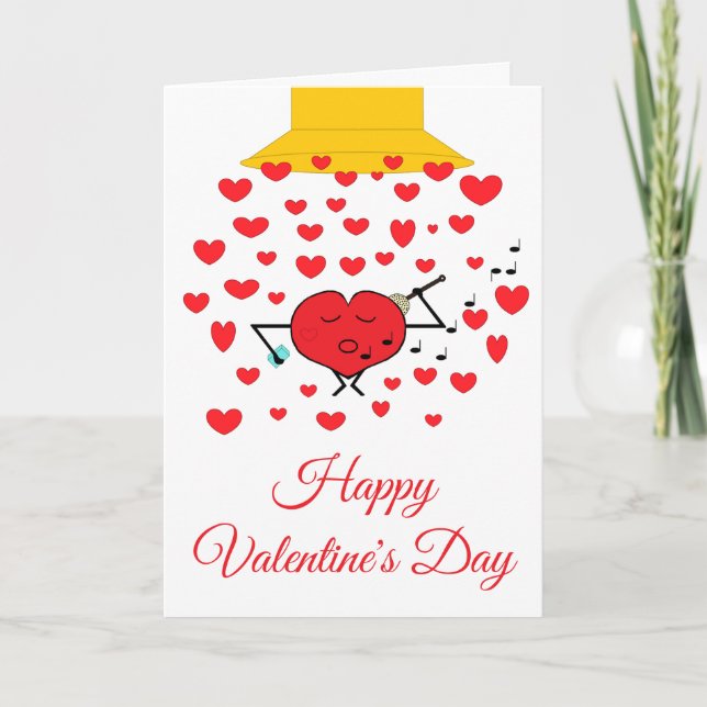 Visa dig med Kärlek White Valentine Edition Kort (Framsida)