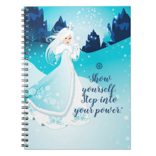 Visa dig själv! Winter Wonderland spiral Journal Anteckningsbok
