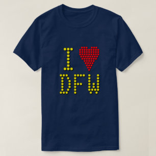 Visa din flygplats kod Kärlek T-Shirt