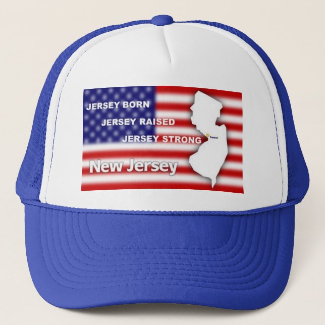 Visa din Jersey pride!! Truckerkeps (Framsida)