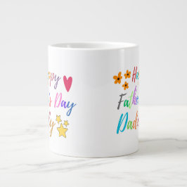 Visa din Kärlek Lycklig Fars dag-pappa Jumbo Mugg