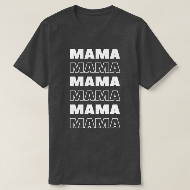 Visa din Kärlek-Mamma T-shirt (Design framsida)