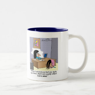 Visa din lättrörliga expertis! Två-Tonad mugg