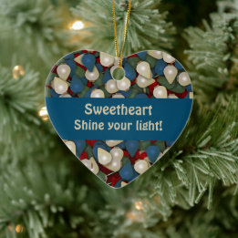 Visa din ljusa Contemporary Art Julgransprydnad Keramik