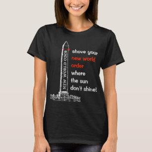 Visa din NWO (mörk) T Shirt