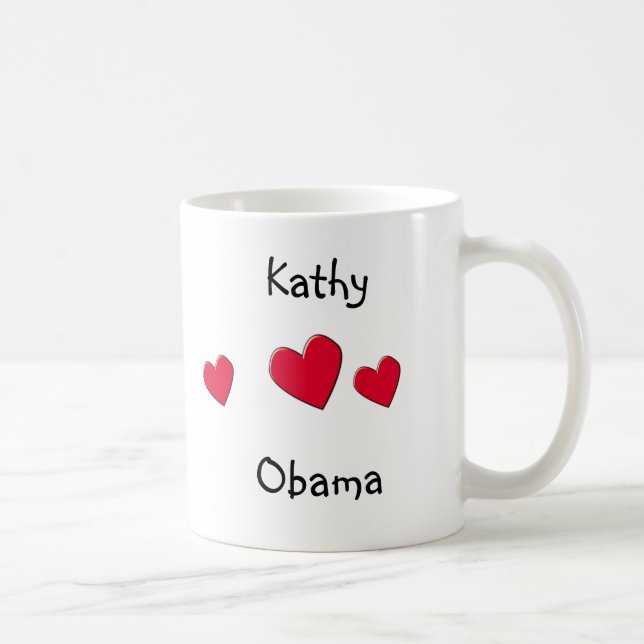 Visa din Obama servicemugg Kaffemugg (Höger)