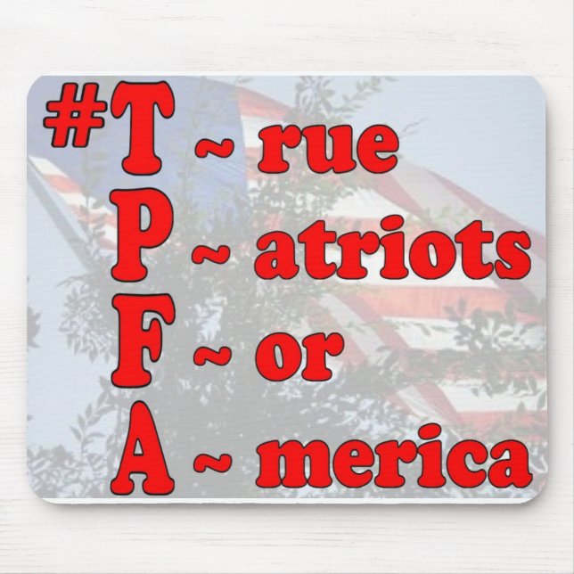 Visa din patriotism! Använd #TPFA (h/t) på Musmatta (Framsidan)