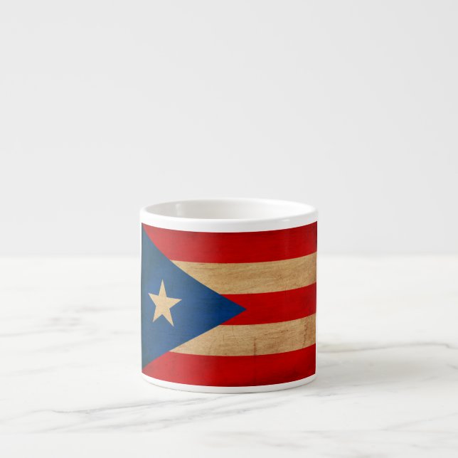 Visa din Puerto Rico pride! Espressomugg (Framsidan)