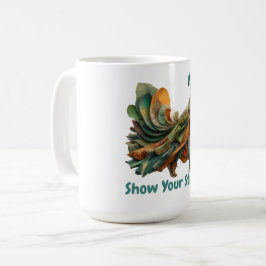 Visa din Saker - Motivering Påstående Shirt Kaffemugg