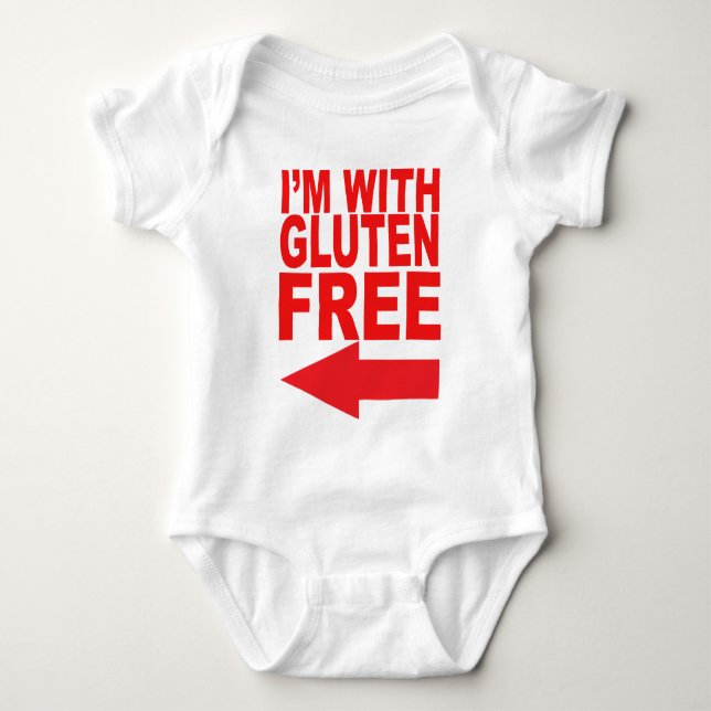 Visa din service för din Gluten-Fria älskade! Tee (Framsida)
