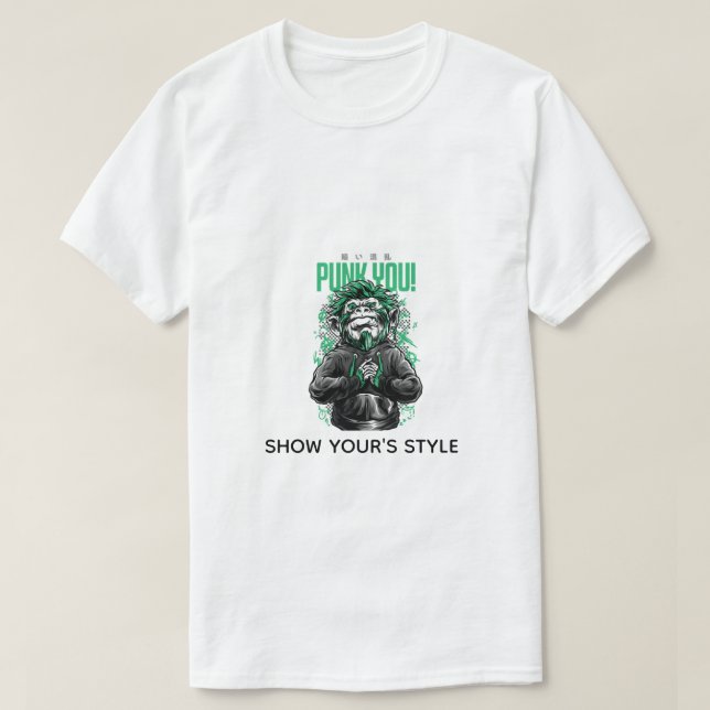 VISA DIN STIL T SHIRT (Design framsida)