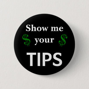 Visa din tips Server Humor Anpassningsbar Storlek Knapp