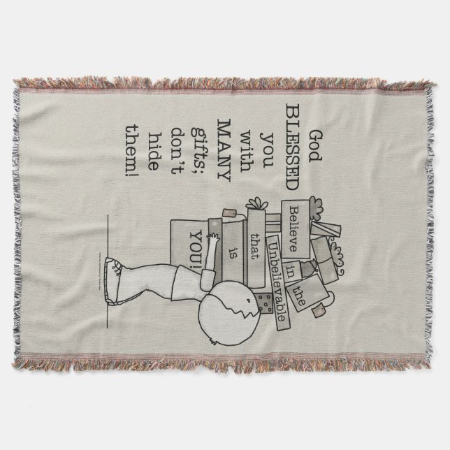 Visa dina gåvor filt (Framsidan)