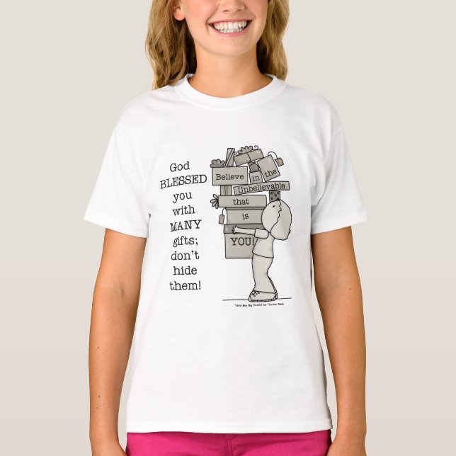 Visa dina gåvor t shirt (Framsida)