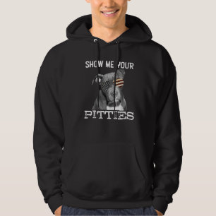 Visa dina Pitbull-Hundälskare För manar Hoodie