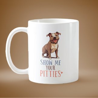 Visa dina trosor Pit Bull Kaffemugg