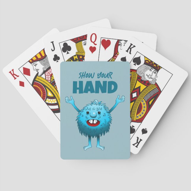 Visa ditt hand Kortspel Casinokort (Baksidan)