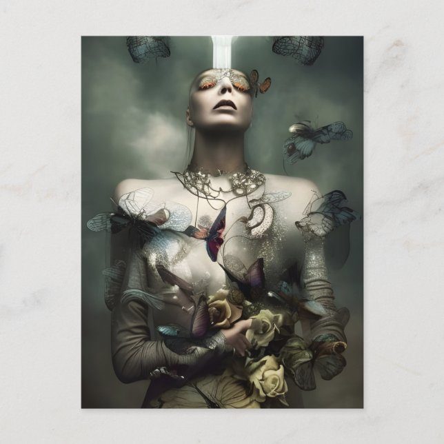 Visa ditt ljusvykort vykort (Framsida)