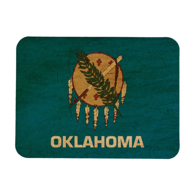 Visa ditt Oklahoma-Pride! Magnet (Horisontell)