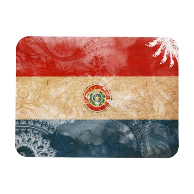 Visa ditt Paraguay-Pride! Magnet (Horisontell)