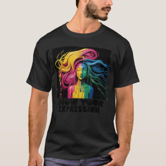 Visa ditt roliga uttryck t shirt