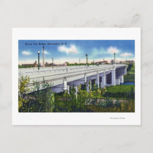 Visa drottning City Bridge Vykort