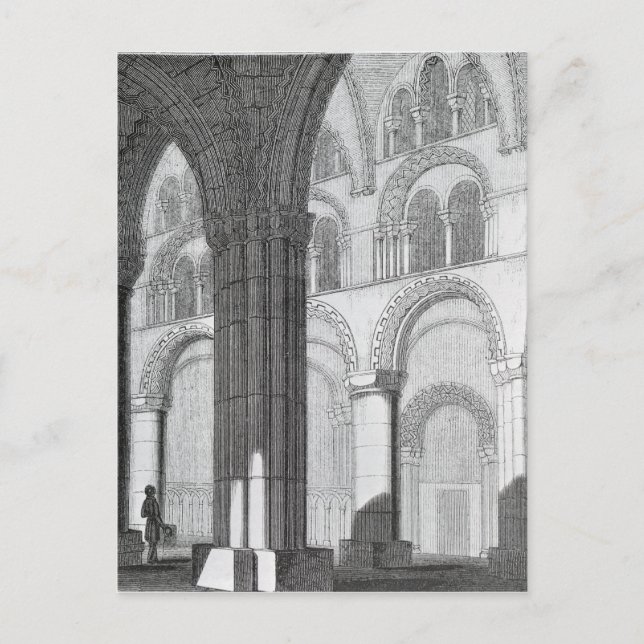 Visa Durham Cathedral Nave Vykort (Framsida)