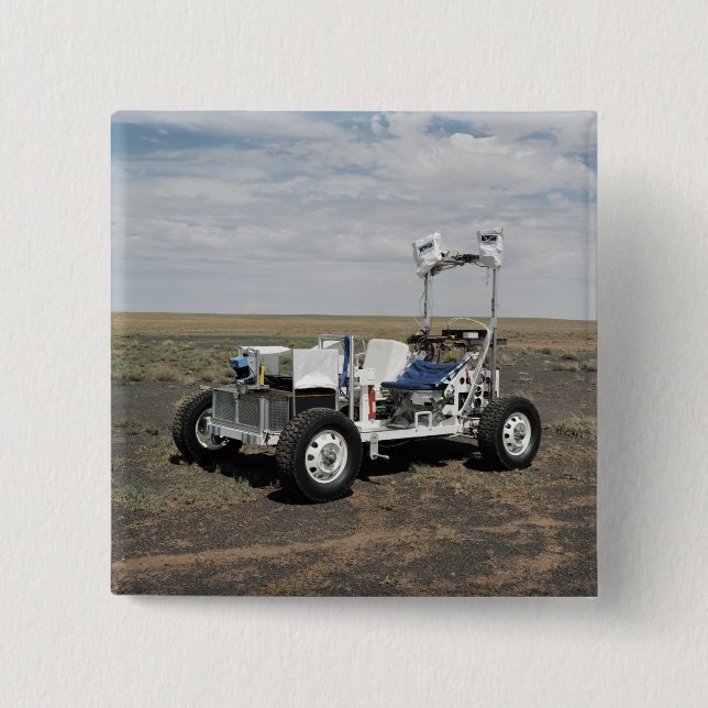 Visa en 1-G Lunar Rover Fordon Knapp (Framsida)