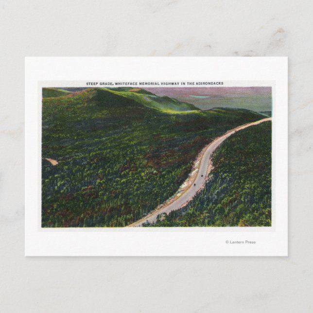 Visa en brant Klass på Memorial Hwy Vykort (Framsida)