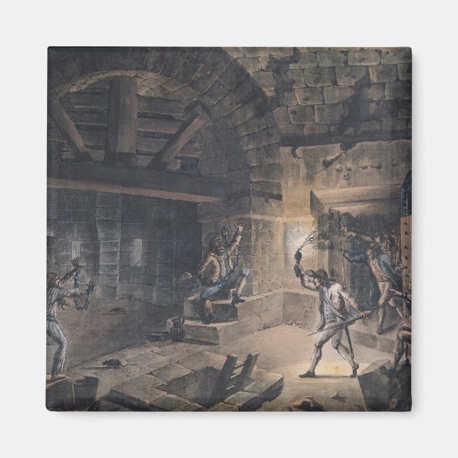 Visa en cell i Bastiljen Magnet (Framsidan)