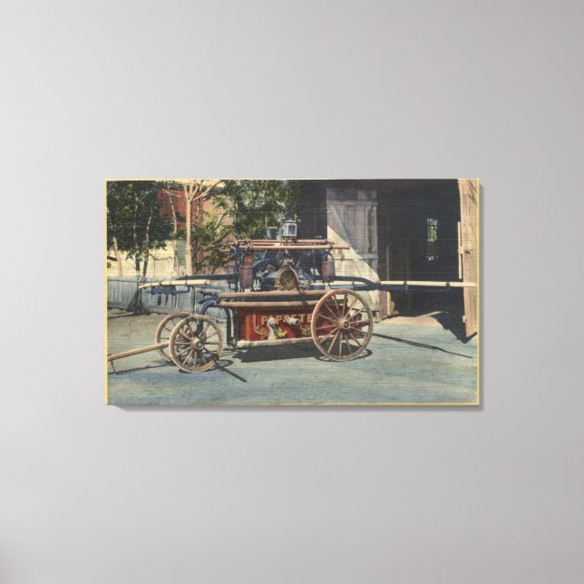 Visa en "gammal papeetmotor" canvastryck (Framsida)